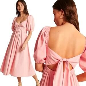 Abercrombie & Fitch Pink Midi Dress